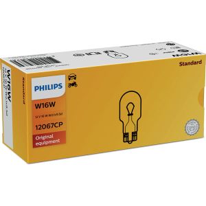 Lâmpada PHILIPS W16W Vision 12V, 16W, 10 peça