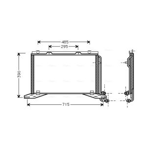 Condenseur, climatisation AVA COOLING MS5222 AVA
