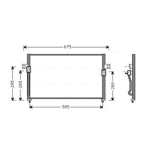 Kondensator, Klimaanlage AVA COOLING HY5058