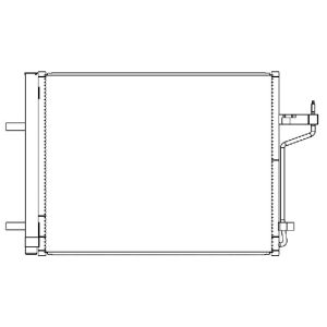 Kondensor, luftkonditionering NRF 350322