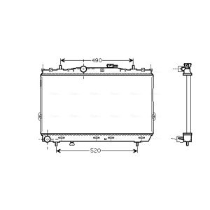 Arrefecedor do motor AVA COOLING HY2185