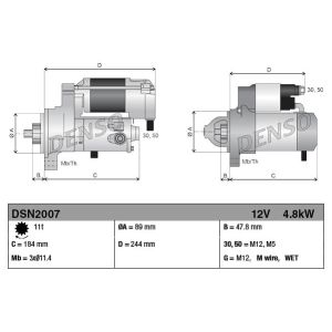 Starter DENSO DSN2090