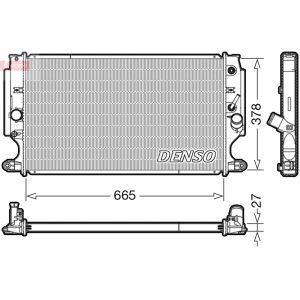 Radiador, arrefecimento do motor DENSO DRM50088