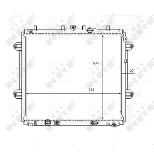 Jäähdytin, moottorin jäähdytys NRF 59080