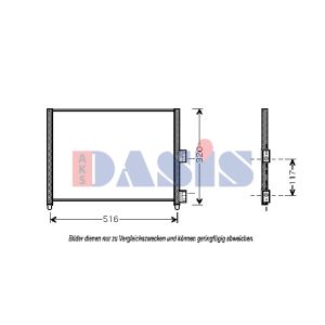 Condenseur (climatisation) AKS DASIS 082042N