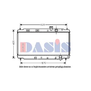Motorkühler AKS DASIS 100280N