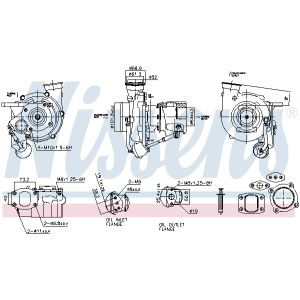 Turbocompresseur NISSENS 93579