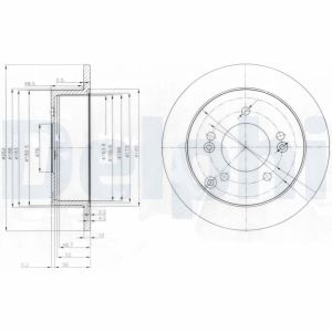 Bremsscheibe DELPHI BG3799