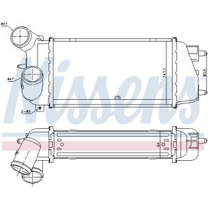 Intercooler NISSENS 96774