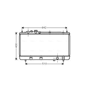 Arrefecedor do motor AVA COOLING MZ2176