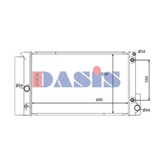 Raffreddatore motore AKS DASIS 210266N
