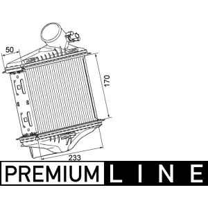 Intercooler MAHLE CI 174 000P