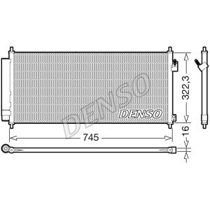 Condensatore, impianto di climatizzazione DENSO DCN40026