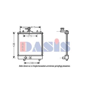 Motorkühler AKS DASIS 322007N