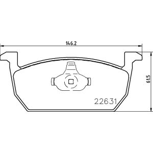 Bremsbelagsatz PRIME LINE BREMBO P 85 167