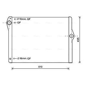 Arrefecedor do motor AVA COOLING BW2596