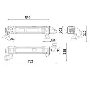 Kühler, Abgasrückführung BEHR *** PREMIUM LINE *** MAHLE CE 53 000P