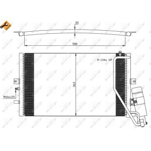 Condensor, airconditioning EASY FIT NRF 35558