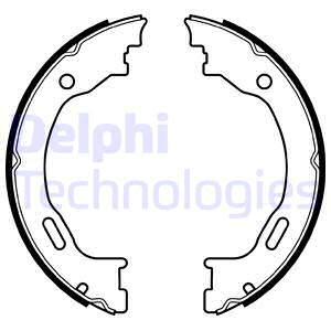 Bremsbackensatz, Feststellbremse DELPHI LS2077