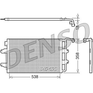 Condensator, airconditioning DENSO DCN32026
