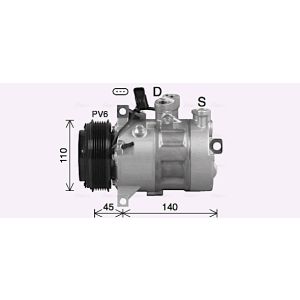 Compressor, ar condicionado AVA COOLING MSAK747