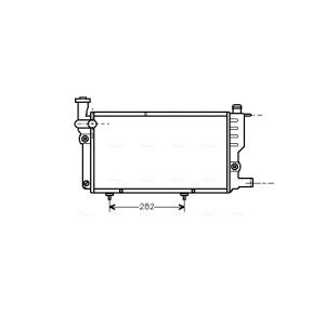 Arrefecedor do motor AVA COOLING PEA2095