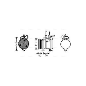 Compressor, ar condicionado AVA COOLING HYAK201
