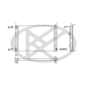 Raffreddatore motore KOYORAD PL061855U02
