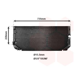 A/C-kondensor VAN WEZEL 53005279