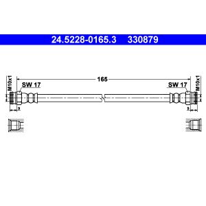 Flexible de frein ATE 24.5228-0165.3
