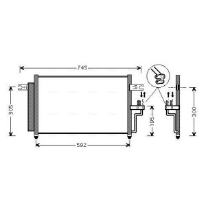 Lauhdutin, ilmastointi AVA COOLING HYA5082D