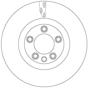 Bremsscheibe TRW DF6772S
