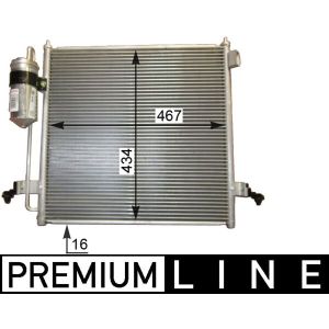 A/C-kondensor MAHLE AC 815 000P