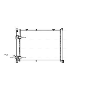 Arrefecedor do motor AVA COOLING RT2140