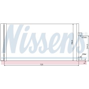 Lauhdutin, ilmastointilaite NISSENS 940034