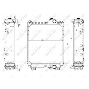 Kühler, Motorkühlung NRF 54082