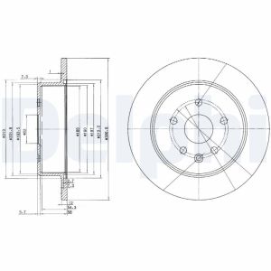 Disque de frein DELPHI BG3907