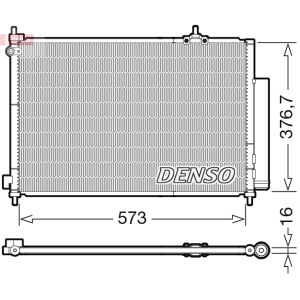Condensador, sistema de ar condicionado DENSO DCN40031