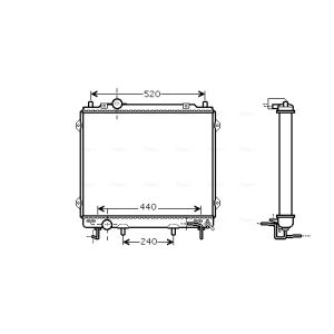 Arrefecedor do motor AVA COOLING HY2146