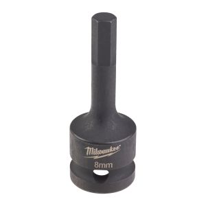 Ponta de chave de encaixe com furo de 1/2" HEX MILWAUKEE 4932478065