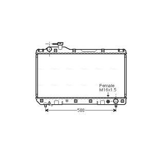 Arrefecedor do motor AVA COOLING TO2219