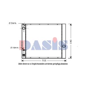 Raffreddatore motore AKS DASIS 021000N