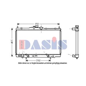 Motorkühler AKS DASIS 100019N