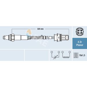 Sensor Lambda FAE 77409