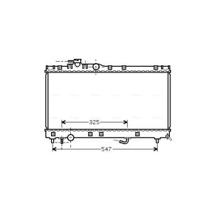 Arrefecedor do motor AVA COOLING TOA2350