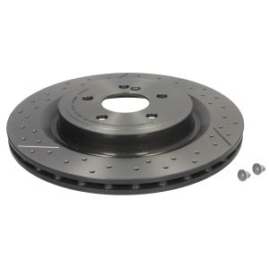 Remschijf BREMBO 09B78811 achter, geventileerd, sleuf, sterk gecarboniseerd, 1 Stuk