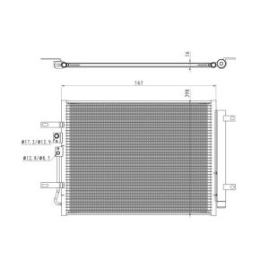 Kondensator, Klimaanlage NRF 350471