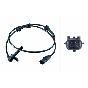 Snelheidssensor, ABS HELLA 6PU 358 252-551