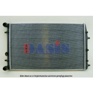 Radiador, arrefecimento do motor AKS DASIS 330005N
