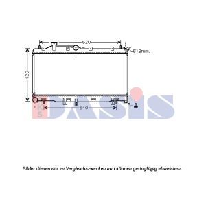 Motorkühler AKS DASIS 350033N